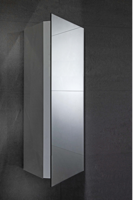 Aquatrend 800 Mirror Cabinet with Integral Shelving