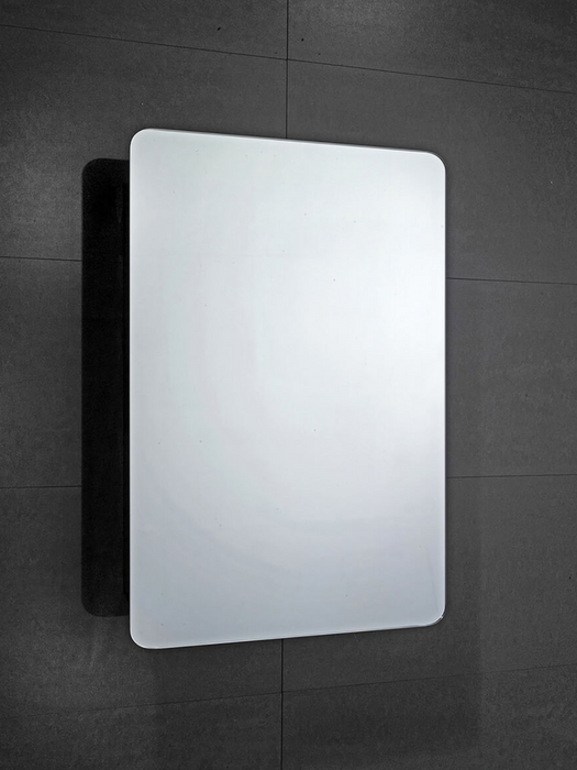 Scholes Single 500 Stainless Steel Mirrored Cabinet