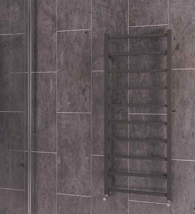 Sera Black Designer Towel Rail 600 x 800mm