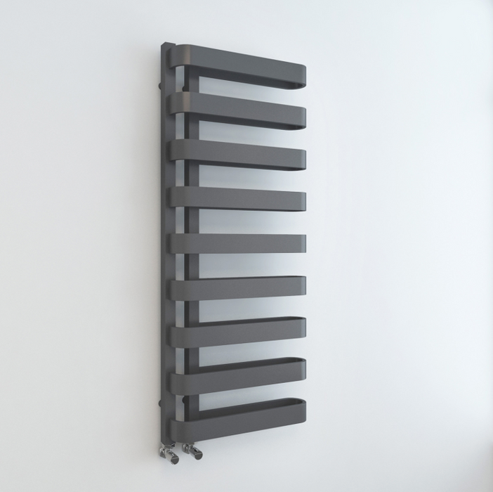 Loop Anthracite Designer Towel Rail 500 x 1300mm
