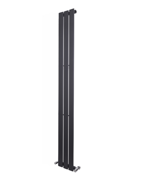 Vibe Single Anthracite Designer Radiator 380 x 1800mm