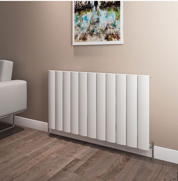 Azar Textured Anthracite Horizontal Designer Radiator 660 x 600mm