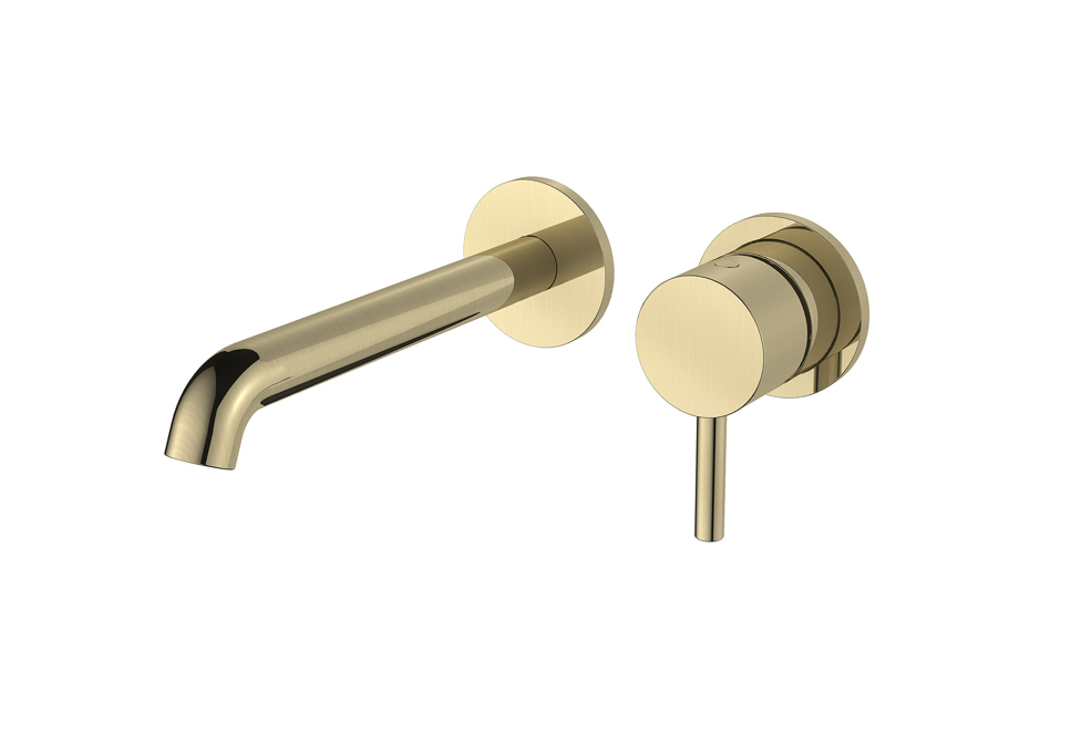 Mineral Matt Grey Wall Mounted Basin Mixer