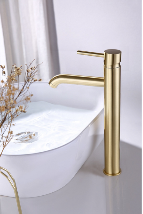 Mineral Matt Black Tall Mono Basin Mixer
