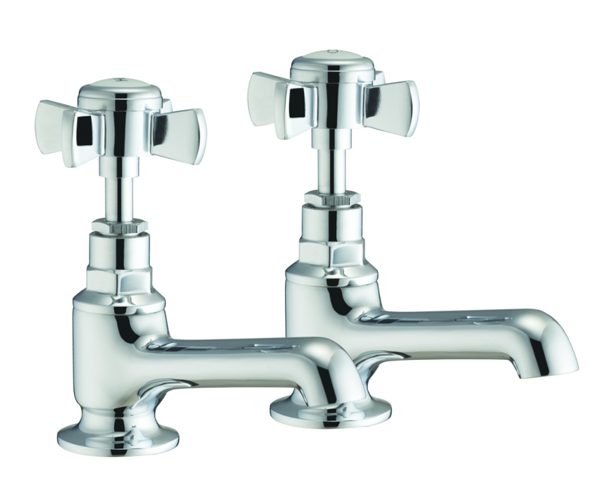 Holborn Victorian Chrome Basin Taps