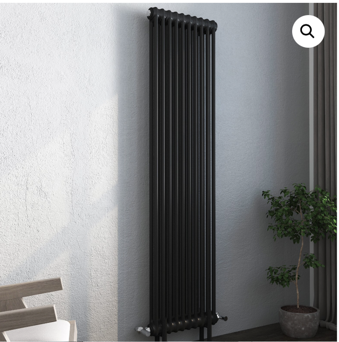 Savoy Anthracite Vintage Vertical Radiator 1800 x 460mm