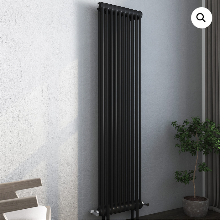 Savoy White Vintage Vertical Radiator 1800 x 548mm