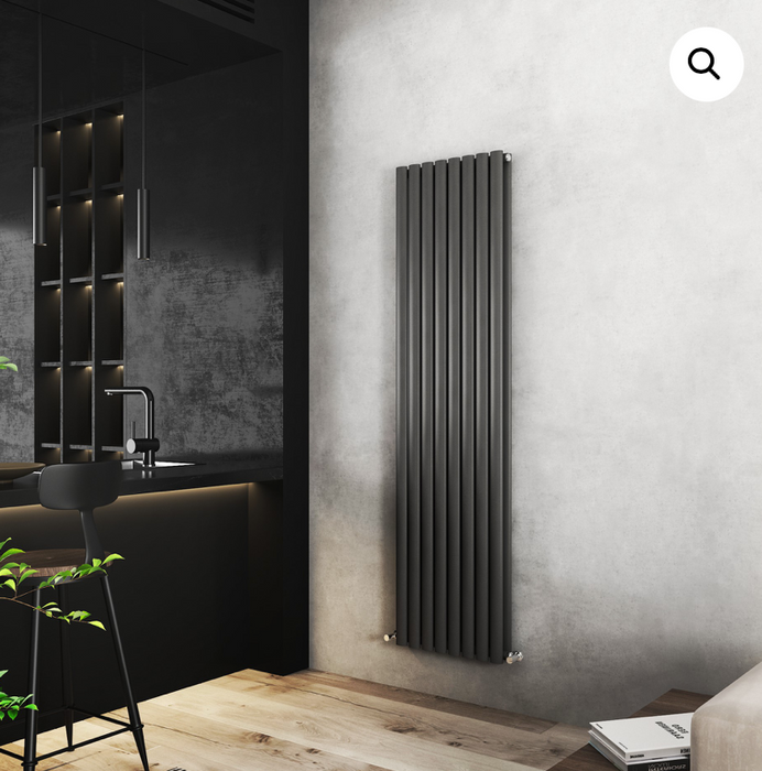 Elle Anthracite Double Radiator 1800 x 480mm