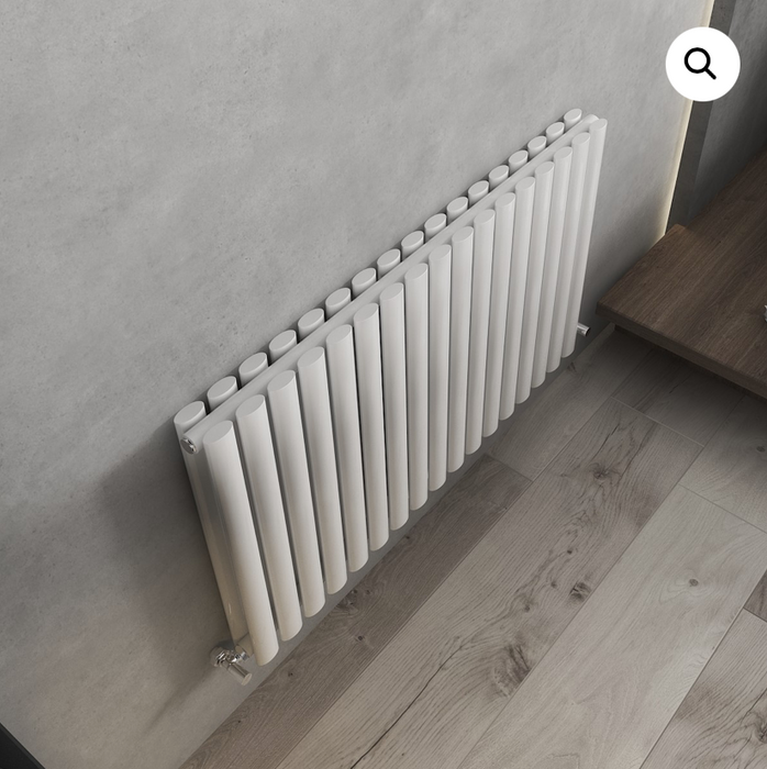 Elle Anthracite Horizontal Double Radiator 600 x 1020mm