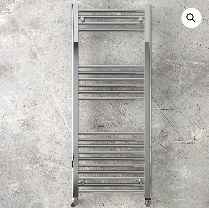 Tivoli Chrome Towel Radiator 1200 x 500mm