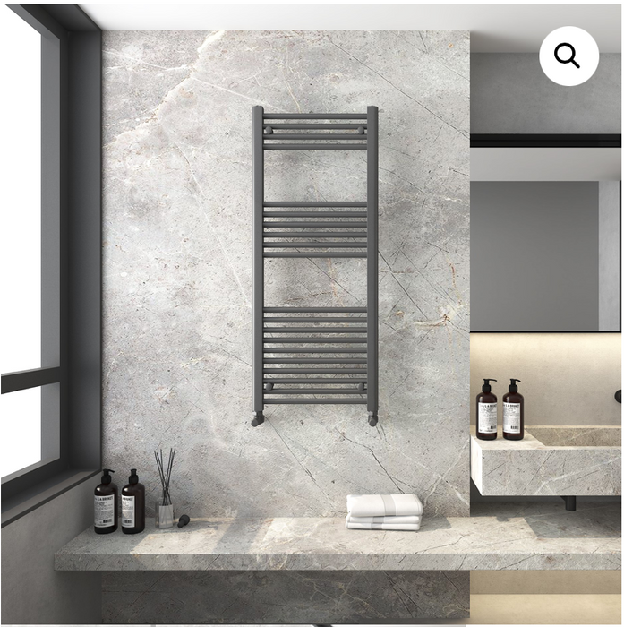 Tivoli Chrome Towel Radiator 1200 x 500mm