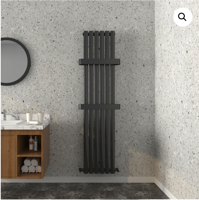 Kenzio Anthracite Towel Radiator 1600 x 500mm