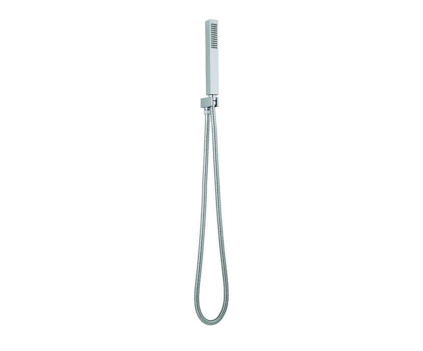 Square Chrome Elbow with Parking Bracket, Flex and Handset