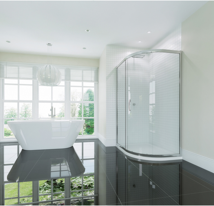 Identiti 1 Door Quadrant 6mm Shower Enclosure 1000 x 1000mm