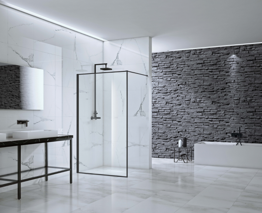 Velar+ Black Clear Walk In Side Panel - Select Size