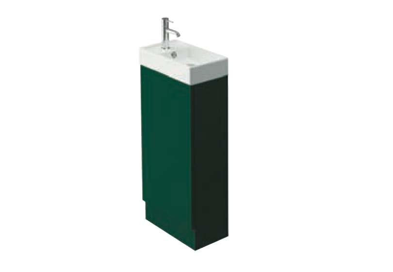 Azure Ocean Blue 400 Cloakroom Unit with Basin