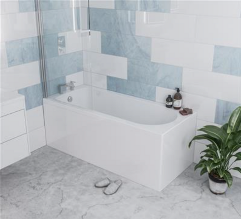 Henbury Square Edged Acrylic Bath 1500 x 700mm