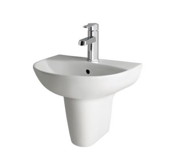 Farringdon/Northall 500 1TH Basin with Semi-Pedestal
