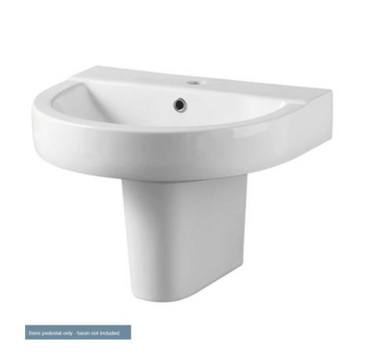 Kenley 550 1TH Basin with Semi-Pedestal