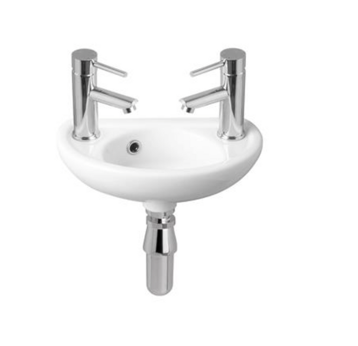 Temptation 400 Wall Mounted Basin 2TH