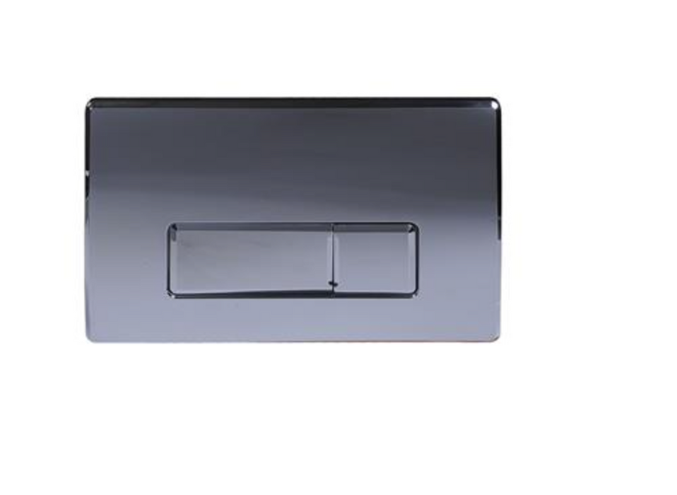 Pneumatic Chrome Square Push Plate