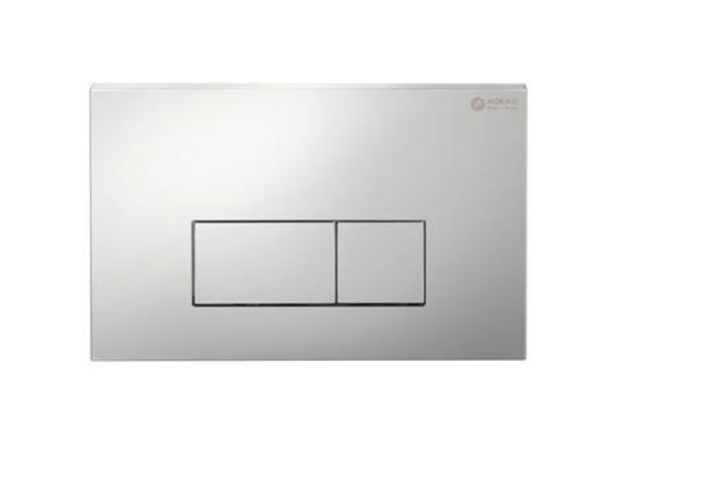 V Series Black/Chrome Button Push Plate