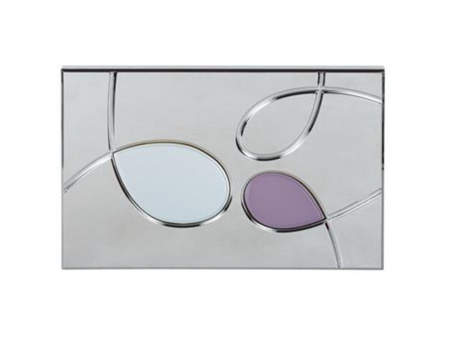 W Series Chrome/Coloured Button Push Plate