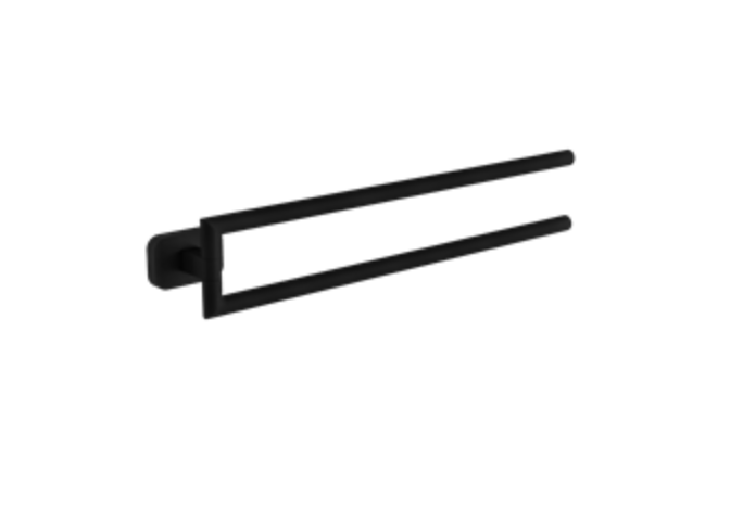 Asti Black Double Split Rail