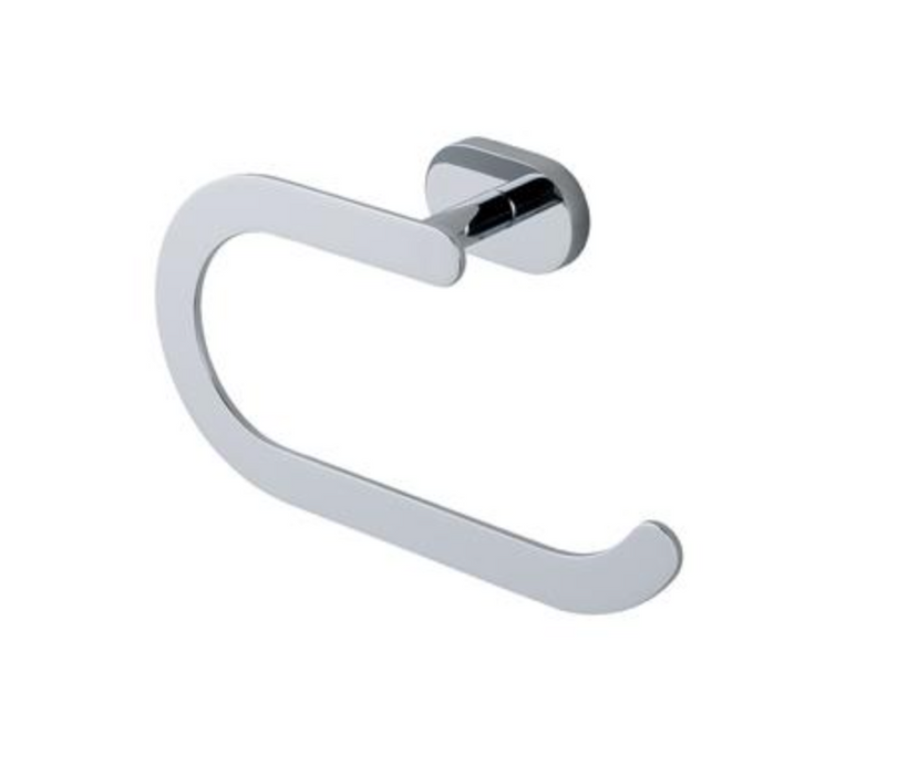 Salerno Matt Black Towel Holder
