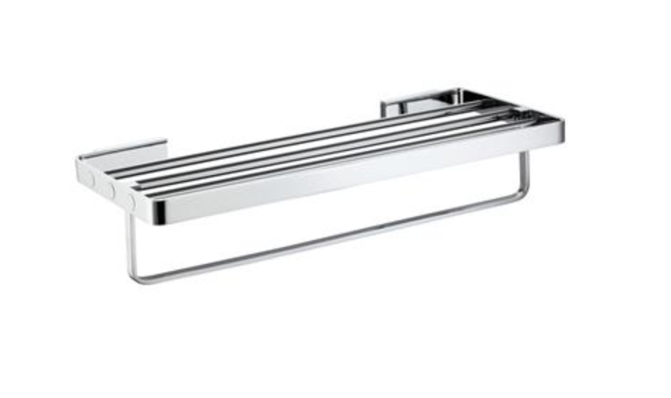 Vercelli Solid Brass Towel Rack with Bar