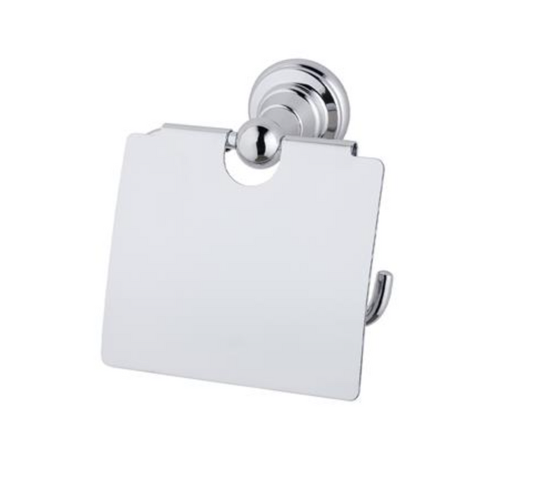 Rockingham Solid Brass Covered Toilet Roll Holder