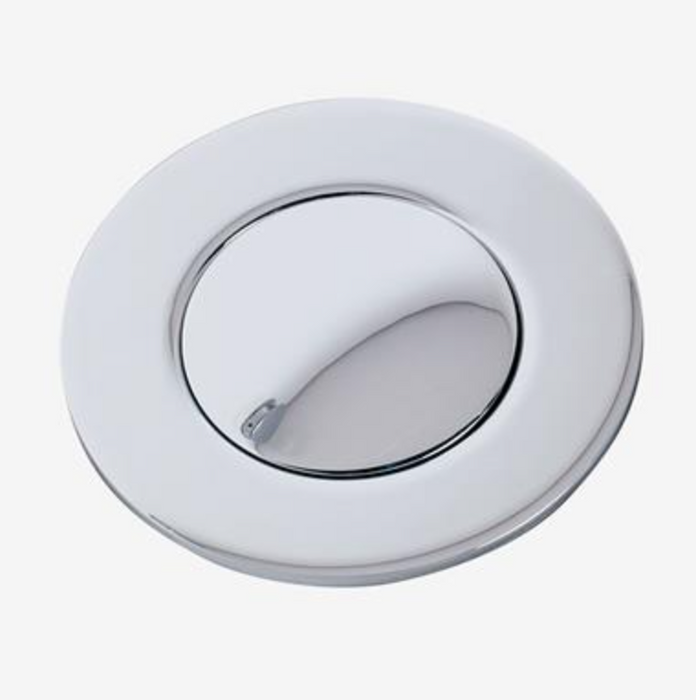 Eastbrook Chrome Push Button Bath Waste with Overflow