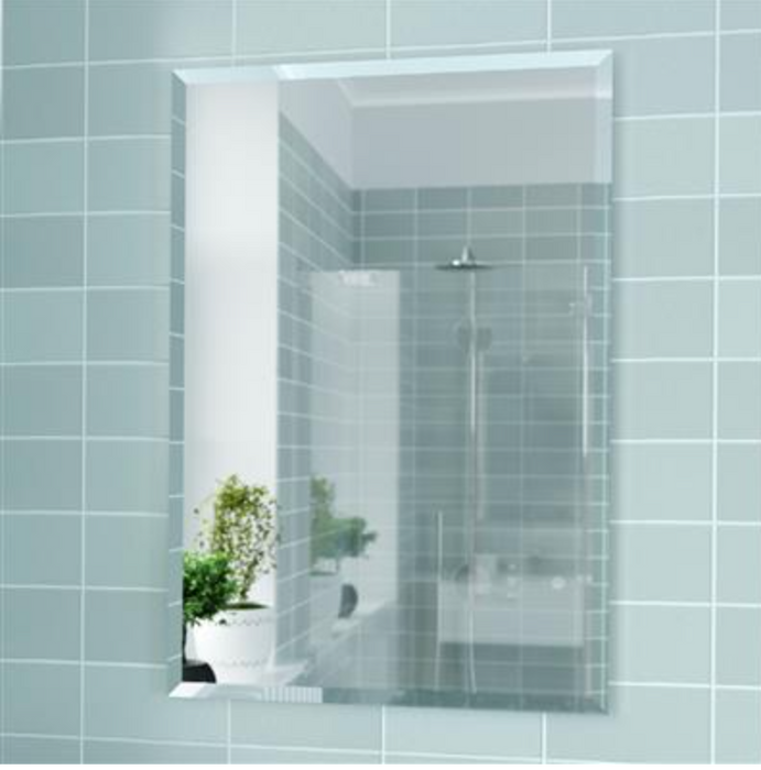 Bevelled Edged Bathroom Mirror 555 x 810mm