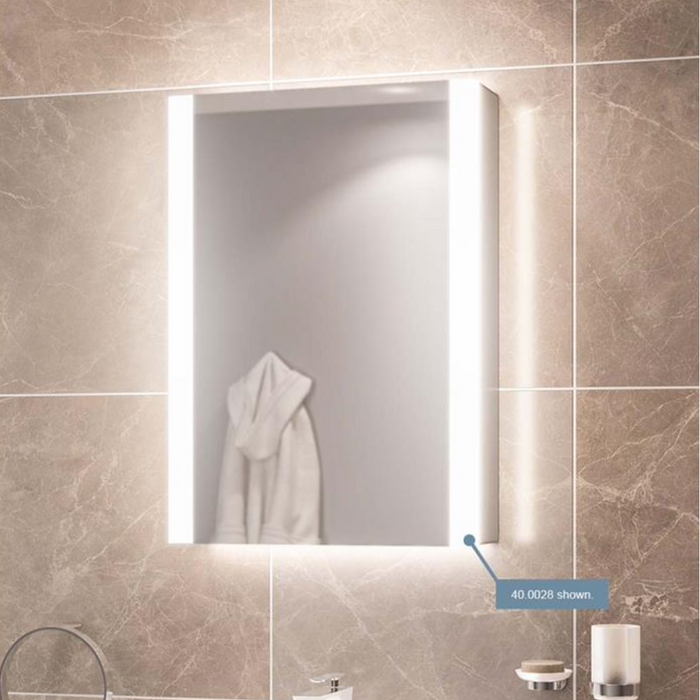 Caldini Soft Single Door Mirror Cabinet 400 x 600mm