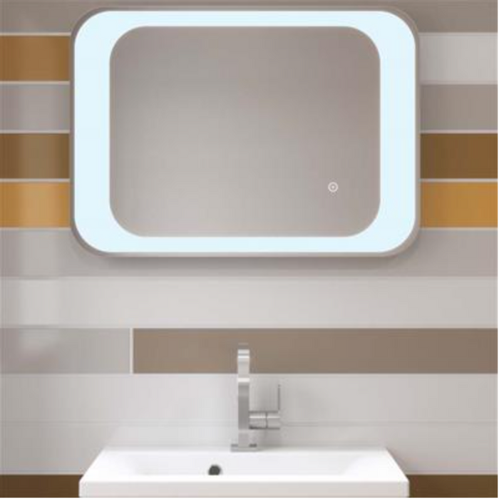 Treviso White LED Landscape Mirror 700 x 500mm