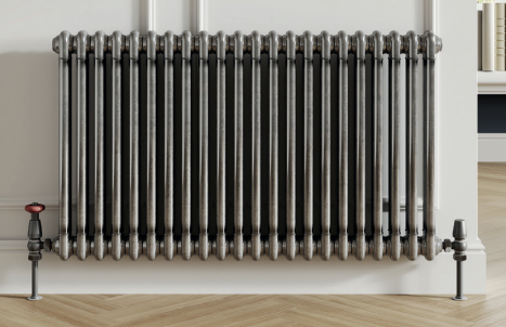 Designer Raw Metal 3 Column Radiator 600mm x 999mm