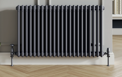 Designer Anthracite 2 Column Radiator 600mm x 830mm