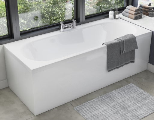White Gloss Waterproof End Panel 800mm