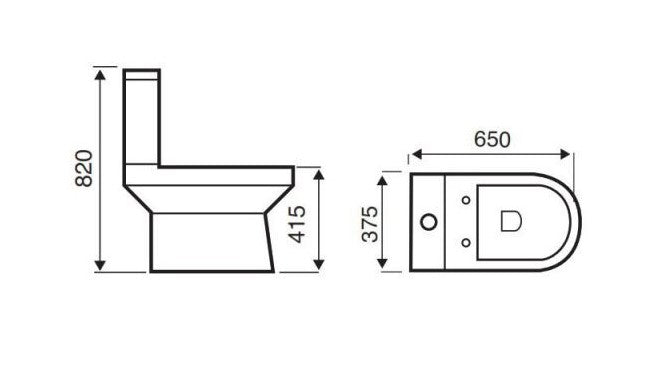 Bijoux Close Coupled Toilet