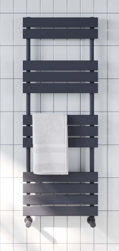 Life Anthracite Towel Radiator 650mm x 400mm