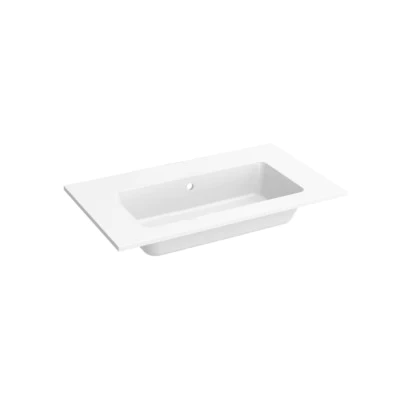 Optimus Noir 1000 Wall Hung Vanity Unit + No Tap Hole Basin - Matt Black