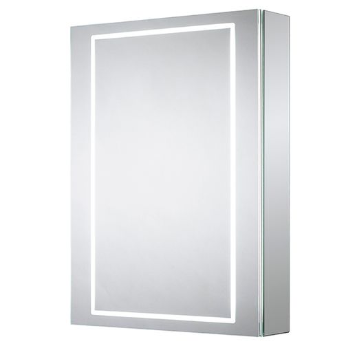 Sonnet Castor Single Door LED Mirror Cabinet - 700 x 500 x 138mm  - Sensio