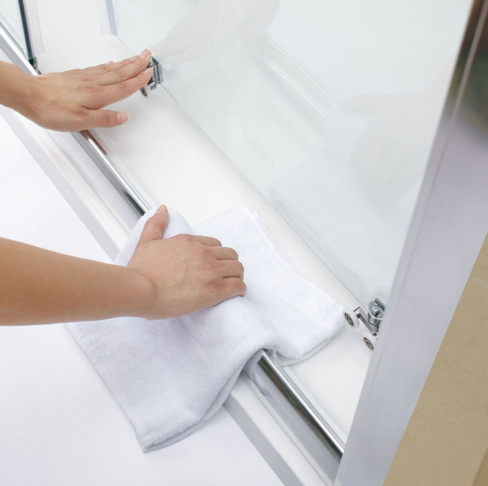 Elle 1200x800mm Sliding Shower Enclosure 6mm Tempered Glass Shower Cubicle