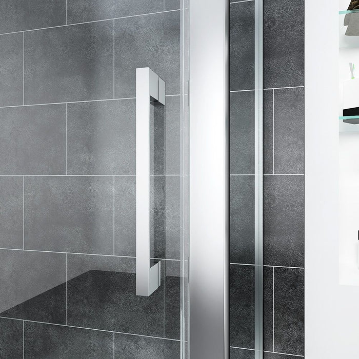 Elle 1600x700mm Sliding Shower Enclosure 8mm Easy Clean Glass Cubicle