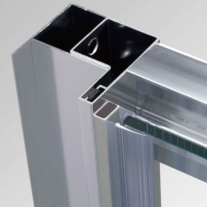 Elle 1200x800mm Sliding Shower Enclosure 6mm Tempered Glass Shower Cubicle