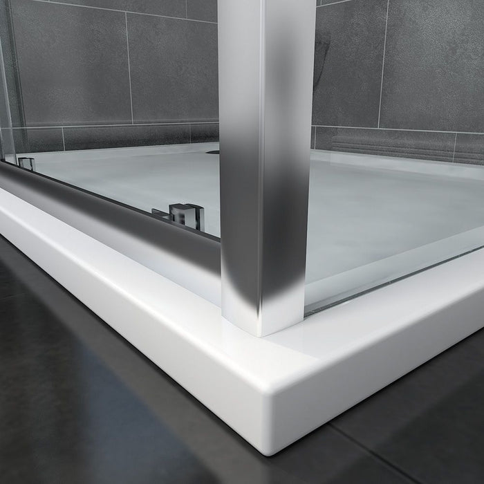 Elle 1400x900mm Sliding Shower Enclosure 8mm Easy Clean Glass Cubicle