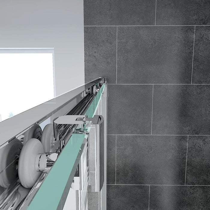 Elle 1400x900mm Sliding Shower Enclosure 8mm Easy Clean Glass Cubicle