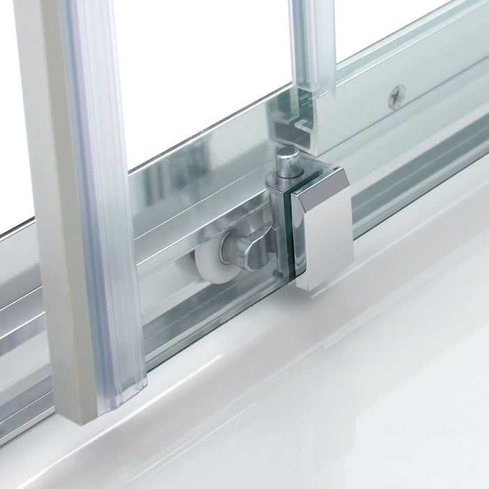 Elle 1200x800mm Sliding Shower Enclosure 6mm Tempered Glass Shower Cubicle