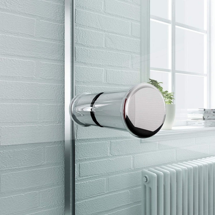 Elle 1000mm Framed Bifold Shower Door 5mm Tempered Glass Folding Shower Screen