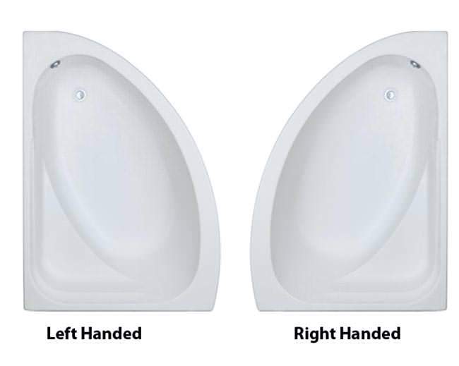 Trojan Orlando Corner Bath 1495 x 1010mm RH